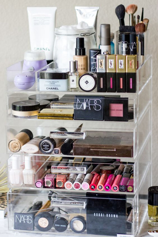 Simple But Brilliant Ideas To Organize Your Makeup