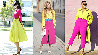 بهذه الطرق يمكنك ارتداء اللون الأصفر مع الوردي الصارخ دون قلق!