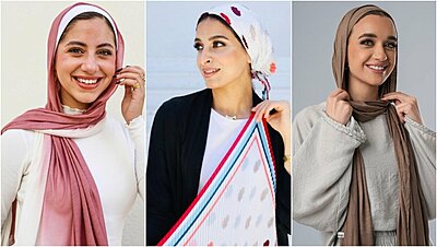 ٩ أفكار للفات حجاب مثالية في فصل الصيف