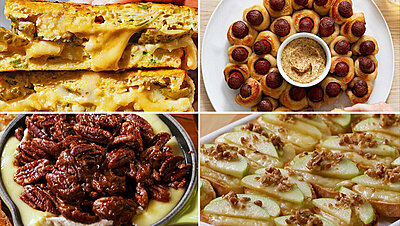 ١٠ وصفات لذيذة وخفيفة لتسالي ومقبلات العيد