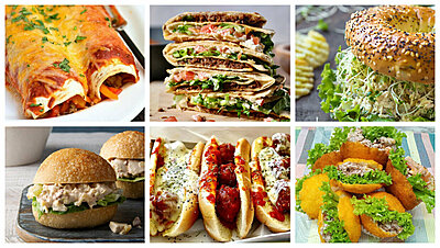 ٦ وصفات ساندوتشات سهلة لعطلة نهاية الأسبوع