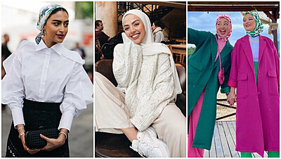 تعرفي على طريقة تنسيق لون الحجاب مع الملابس بـ ٣٠ صورة