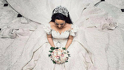 فساتين زفاف مبهرة تقدمها المصممة إيمان صعب لكل عروس حالمة