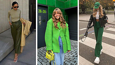 بالصور: أفكار مختلفة لتنسيق اللون الأخضر الغامق مع ملابسك في الشتاء