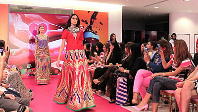 عرض أزياء مانيش أرورا لخريف ٢٠١٤ في دبي