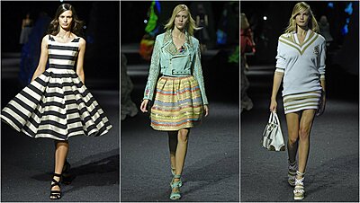 الأزياء المقلمة تتصدر عرض أزياء فيليب بلين ربيع/صيف ٢٠١٥