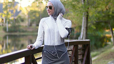 ملابس رياضية للمحجبات مستلهمة من المدونة لينا أسعد