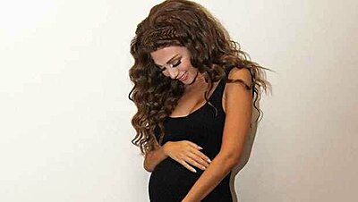 Myriam Fares Shows Off Her Seriously Sexy Maternity Style