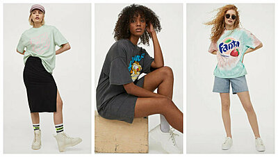 How to Wear and Style the Graphic Tee From H&M