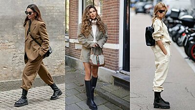 Chunky Boots Are Trendy in 2024 ; Here Are 13 Ways To Wear Them