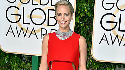 Golden Globes 2016: Jennifer Lawrence is Red Hot in Dior