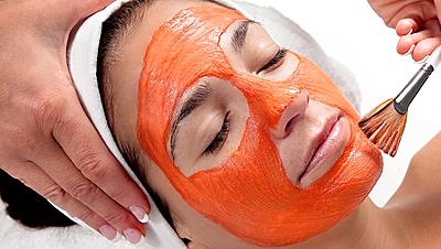 A Pumpkin Mask for an Instant Face Lift