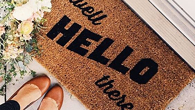 How to Make a Super Cool Doormat for Your Home