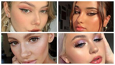 Doll up Your Eyes With These Simple Rhinestone Makeup Looks