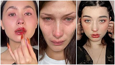 The Crying-Girl Makeup Trend: Here’s How to Achieve It Step by Step