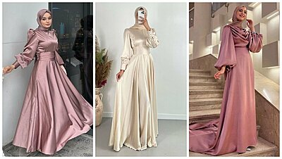 Pear-shaped Hijabi Bridesmaid Modest Dress Guide