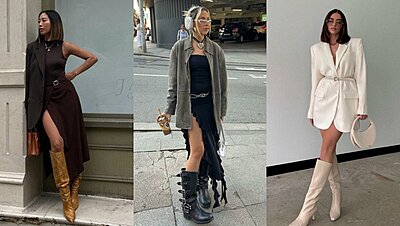 Step Into Fall With Mastering The Boot-dress Combo