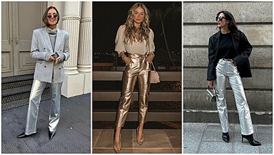 How To Style The Trendy Metallic Pants And Look Fashionable?