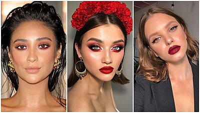 Fall Beauty Trends: Care To Try The "Red Wine" Makeup?