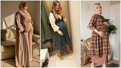 Pregnant This Ramadan? Let's Style Modest Outfits To Suit Your Bump