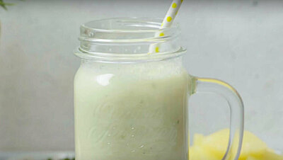 Watch How to Make This Quick Pina Colada Smoothie in 1 Minute