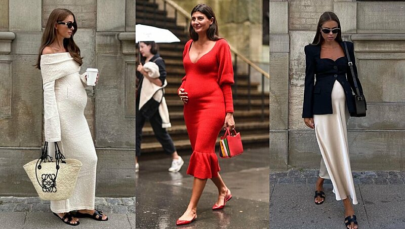 Pregnancy Looks for a Fashionable Baby Bump During the Eid Holiday