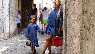 12 Times Joelle Mardinian and Daughter Ella Looked So Cute in Twinning Outfits