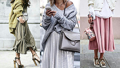 How to Wear Oversized Sweaters With Skirts: 7 Types of Skirts to Try