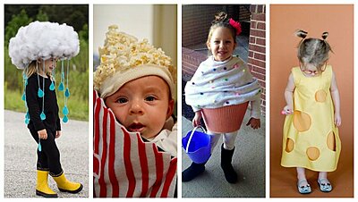 Easy DIY Kids Halloween Costume Ideas for If You're Running Late