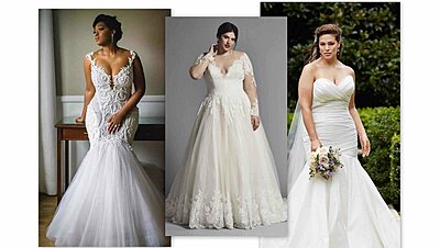 These Are the Perfect Wedding Dresses for Curvy Brides Looking for Ideas