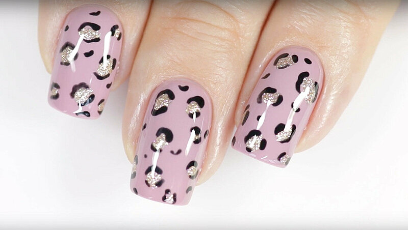 Leopard Print Nail Art That You Can Do at Home Easily with 2 Tools Only