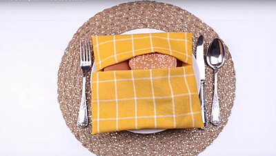 3 Super Easy Ways to Fold Your Napkin into a Bread Basket