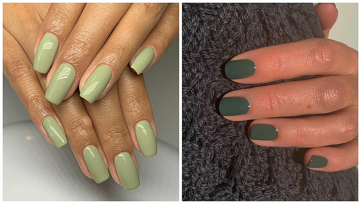 Green Nails Are the Unexpected Trend That Will Be Everywhere This Winter |  Glamour