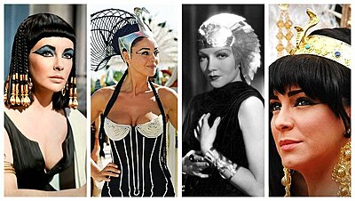 10 Different Cleopatra Looks Over the Years From Film and TV