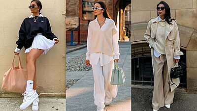 19 Outfit Ideas Showing You How to Wear a Sweater With a Shirt