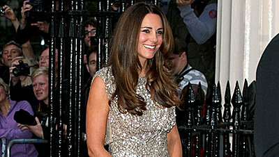 Kate Middleton in Sequined Jenny Packham Dress