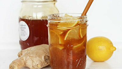 DIY Lemon, Ginger and Honey Flu Remedy
