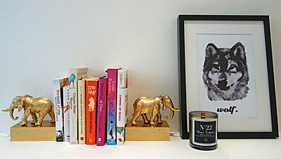 DIY Bookends for Your Shelves