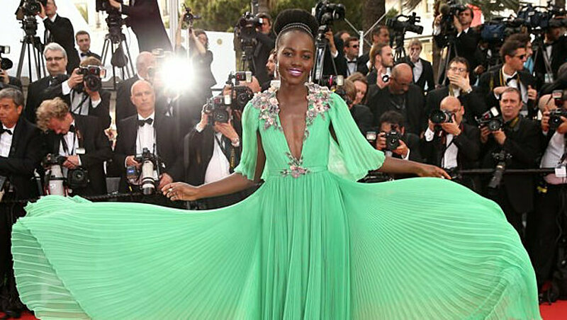 Lupita Nyong'o in Gucci at the 2015 Cannes Film Festival