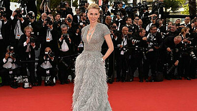 Naomi Watts in Elie Saab at the 2015 Cannes Film Festival