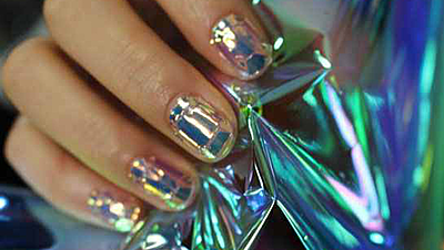 Shattered Glass Nail Art: A New Manicure Trend That's Taking Over