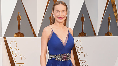 Oscars 2016: Brie Larson Is a Vision in Gucci on the Oscars Red Carpet