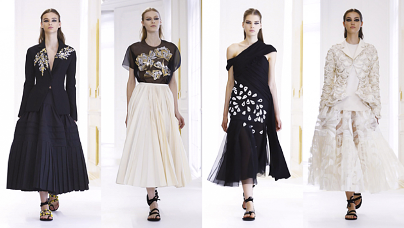 Dior Haute Couture Fall 2016: Re-introducing Black and White in a Modern Way