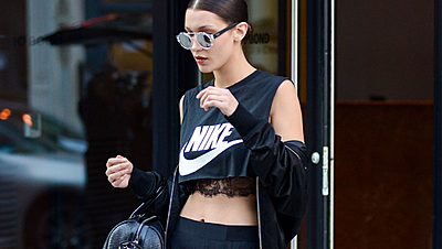 14 Photos That Prove Bella Hadid Is the Queen of Athleisure