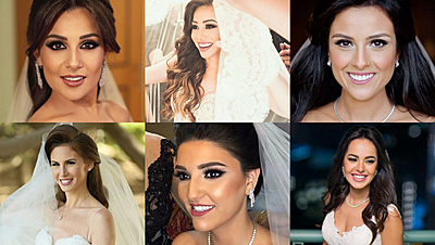 26 Beautiful Bridal Looks Signed by Egyptian Makeup Artists to Inspire You