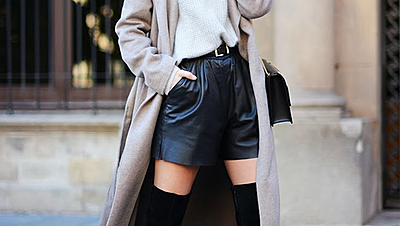 16 Outfit Ideas to Look Chic While Wearing Shorts in Winter