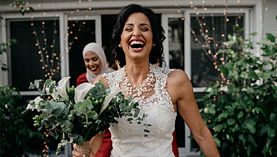 This Egyptian Designer Made Her Very Own Wedding Dress, and It Turned Out Beautiful!