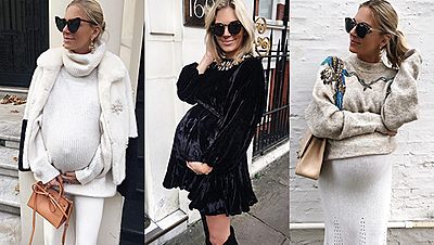 This Fashion Blogger Is 9 Months Pregnant, and Has the Chicest Winter Maternity Style!