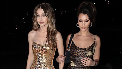 Gigi and Bella Throw It Back to the 90s with Sexy Vintage Dresses for Gigi's Birthday