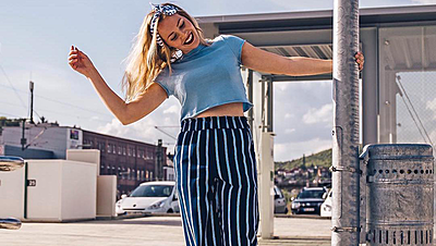 From Casual to Glam, There Are So Many Ways to Style Striped Pants